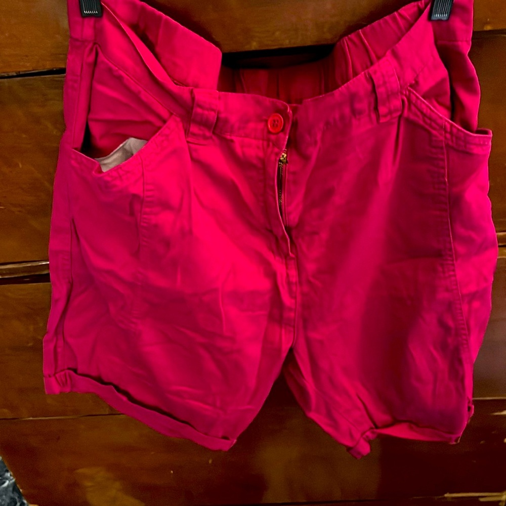 Pink Bermuda shorts